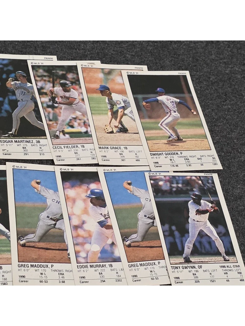 1991 Panini Baseball Album Stickers Lot of 22 Stars - Bo Jackson, Henderson, HOF